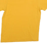 CHAMPION Mens Yellow Graphic T-Shirt S Short Sleeve Crew Neck Cotton Blend