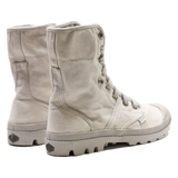 PALLADIUM Lace-Up Boots Grey Canvas Womens UK 4