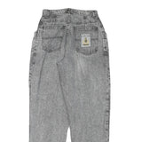 CAROLE LAURENT Womens Jeans Grey Relaxed Straight Denim Medium W27 L31 Vintage