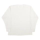 CARHARTT Mens White Crew Neck Sweatshirt 2XL Cotton Pullover Casual Workwear