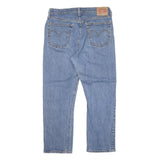 LEVI'S 501 Womens Jeans Blue Regular Straight Denim Medium W30 L25 Classic