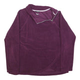 CALVIN KLEIN JEANS Womens Purple Pullover Plain Crew Neck Basic Knit M Casual