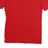 NIKE Mens Red Classic T-Shirt M Short Sleeve Crew Neck Cotton Casual