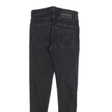 LEVI'S Womens Jeans Black Slim Skinny Denim Medium W28 L27 Classic Fit Zip