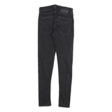 LEVI'S Womens Jeans Black Slim Skinny Denim Medium W28 L27 Classic Fit Zip
