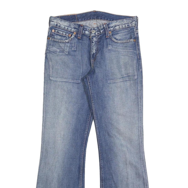 LEVI'S Womens Jeans Blue Regular Flared Denim Medium W28 L30 Classic Cotton