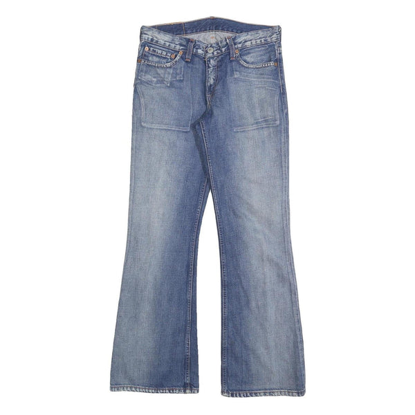 LEVI'S Womens Jeans Blue Regular Flared Denim Medium W28 L30 Classic Cotton