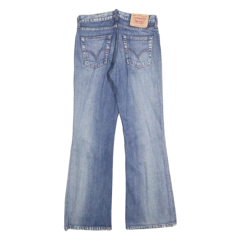 LEVI'S Womens Jeans Blue Regular Flared Denim Medium W28 L30 Classic Cotton