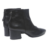 VAGABOND Womens Ankle Boots Black Leather UK 6 Stylish Comfortable Block Heel
