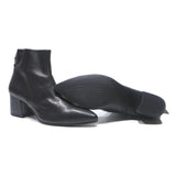 VAGABOND Womens Ankle Boots Black Leather UK 6 Stylish Comfortable Block Heel