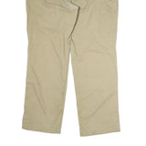 CARHARTT Mens Relaxed Beige Cotton Blend Workwear Trousers W40 L34 Durable Zip
