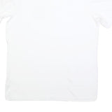 ADIDAS Mens White & Red Graphic T-Shirt L Short Sleeve Crew Neck Sports