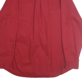 CROFT & BARROW Mens Red Plain Shirt XL Button Down Collar Casual Wear