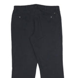 LEE Mens Cotton Blend Black Relaxed Straight Trousers W40 L32 Casual Workwear