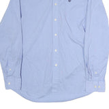 CHAPS Mens Blue Cotton Button-Down Shirt L Casual Classic Fit