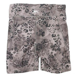 REEBOK Womens Shorts Grey Leopard Print M W28 Activewear Gym Fitness Leggings
