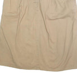 PERSONAL IMAGE Womens Beige Casual Straight Knee Length Cotton Blend Skirt M