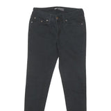 LEVI'S Womens Jeans Black Slim Legging Denim Rinse W27 L29 Slim Fit Zip