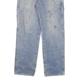 DICKIES Mens Regular Fit Blue Denim Jeans W28 L31 Cotton Blend Zip Pockets