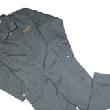 LUTTEURS Mens Grey Cotton Dungarees Regular Fit Workwear L W40 L30 Sturdy
