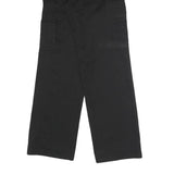DICKIES Mens Black Regular Fit Straight Leg Trousers W30 L32 Workwear Zip