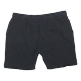 ELLESSE Mens Shorts Black Casual Cotton Blend 2XL W36 Drawstring Pockets