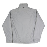 COLUMBIA Mens Grey Jacket M Polyester Blend Plain Zip Outdoor Warm Lightweight