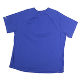 CARHARTT Mens Blue Graphic T-Shirt 2XL Short Sleeve Crew Neck Cotton Pocket