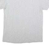 ADIDAS Mens Grey Cotton Blend T-Shirt M Short Sleeve Crew Neck Flag Logo Graphic