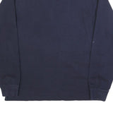 CARHARTT Mens Navy Blue Long Sleeve Crew Neck T-Shirt L Cotton Blend