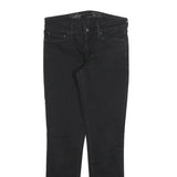 LEVI'S Womens Jeans Black Slim Skinny Denim Medium W28 L29 Zip Cotton Blend