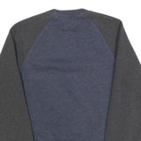 JACK WILLS Mens Blue & Grey Crew Neck XS Cotton Blend Sweatshirt Pullover