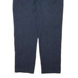 DICKIES Mens Cotton Blend Navy Slim Straight Trousers W40 L31 Workwear Casual