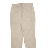 CARHARTT Mens Cotton Blend Beige Relaxed Straight Trousers W32 L34 Workwear