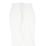 TOP DRESSING Womens White Regular Jeans Denim Button W27 L26 Classic Cotton