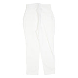 TOP DRESSING Womens White Regular Jeans Denim Button W27 L26 Classic Cotton