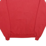 CHAMPION Mens Red Howard Crew Neck M Cotton Blend Sweatshirt Pullover Casual