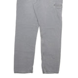 CARHARTT Mens Cotton Blend Grey Relaxed Fit Straight Trousers W34 L32 Workwear