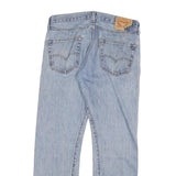 LEVI'S 501 Mens Jeans Blue Regular Straight Denim Light W32 L30 Classic Fit