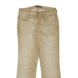 RALPH LAUREN Womens Regular Fit Beige Denim Jeans W30 L29 Embroidered Back