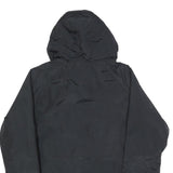 COLUMBIA Mens Black Neon Yellow Hooded Outdoor Jacket S Polyester Blend Zip
