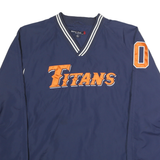 SPORT-TEK Mens Blue Titans Printed V-Neck M Sweatshirt Pullover Polyester