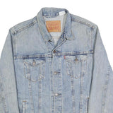 LEVI'S Mens Blue Denim Button Cotton Jacket M Classic Casual Outerwear