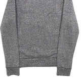 KENZO Womens Grey Sweatshirt M Purple Graphic Crew Neck Designer Pullover