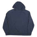 CARHARTT Mens Navy Blue Logo Print Pullover Hoodie 2XL Cotton Blend Casual