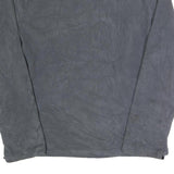 NEW BALANCE Mens Grey Black Contrast Zip Up Jacket L Polyester Activewear