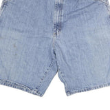 WRANGLER Mens Shorts Blue Denim Casual M W34 Cotton Classic Fit