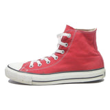 CONVERSE Chuck Taylor All Star Womens Red Canvas High Top Trainers UK 5.5