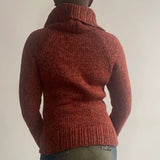 Max & Co Jumper - Medium Orange Wool Blend