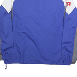 NFL Mens Blue & Grey Team Jacket L Polyester Blend Zip Sportswear Casual